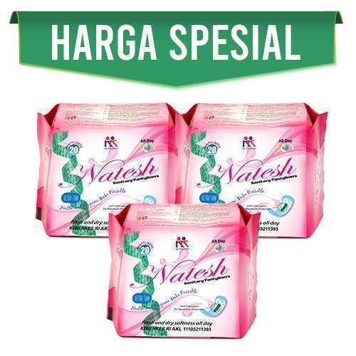 Pembalut Natesh Pantyliner 3 Pak